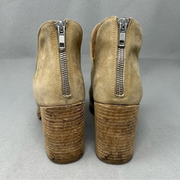 Steve Madden Boots Womens Size 9M Suede Pointed Toe Block Heel V Cut Booties - Picture 10 of 12